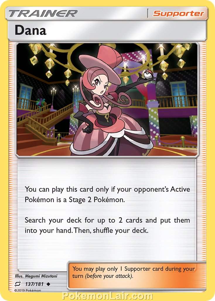 2019 Pokemon Trading Card Game Team Up Price List – 137 Dana