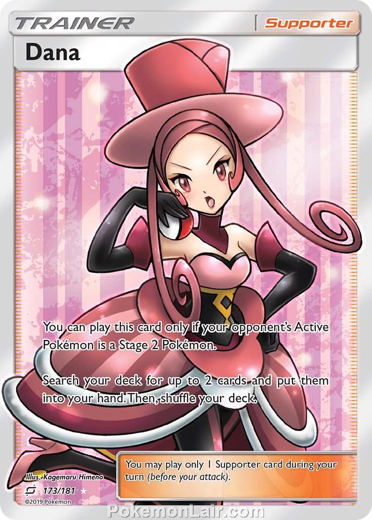 2019 Pokemon Trading Card Game Team Up Price List – 173 Dana