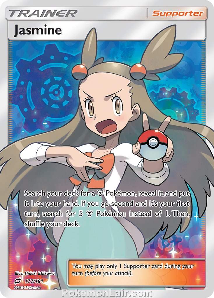 2019 Pokemon Trading Card Game Team Up Price List – 177 Jasmine