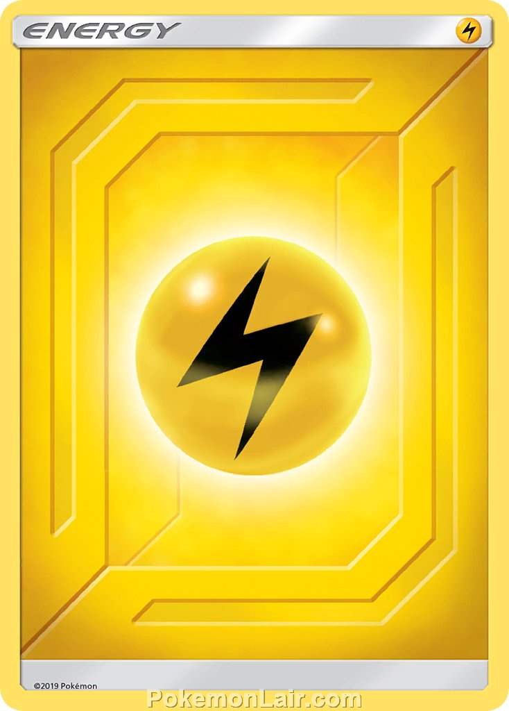 2019 Pokemon Trading Card Game Team Up Price List – E13 Lightning Energy