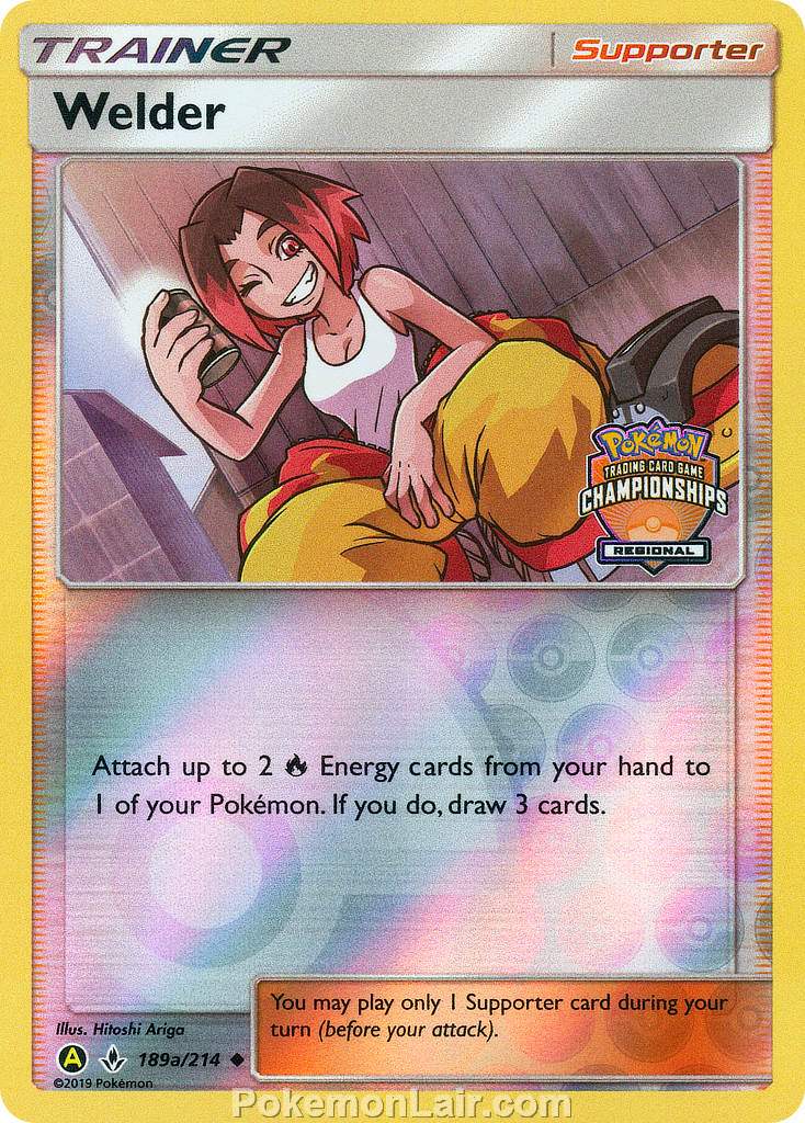 2019 Pokemon Trading Card Game Unbroken Bonds Price List – 189a Welder Yaa