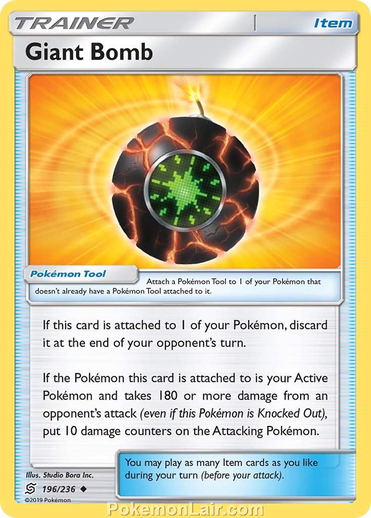 2019 Pokemon Trading Card Game Unified Minds Price List – 196 Giant Bomb