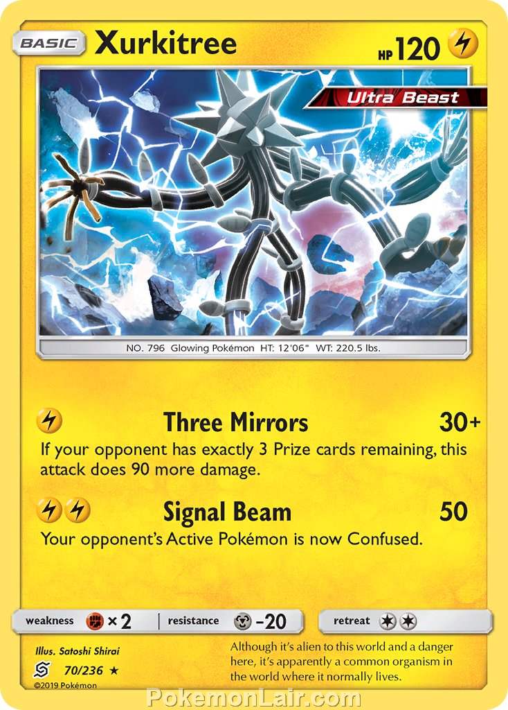 2019 Pokemon Trading Card Game Unified Minds Price List – 70 Xurkitree