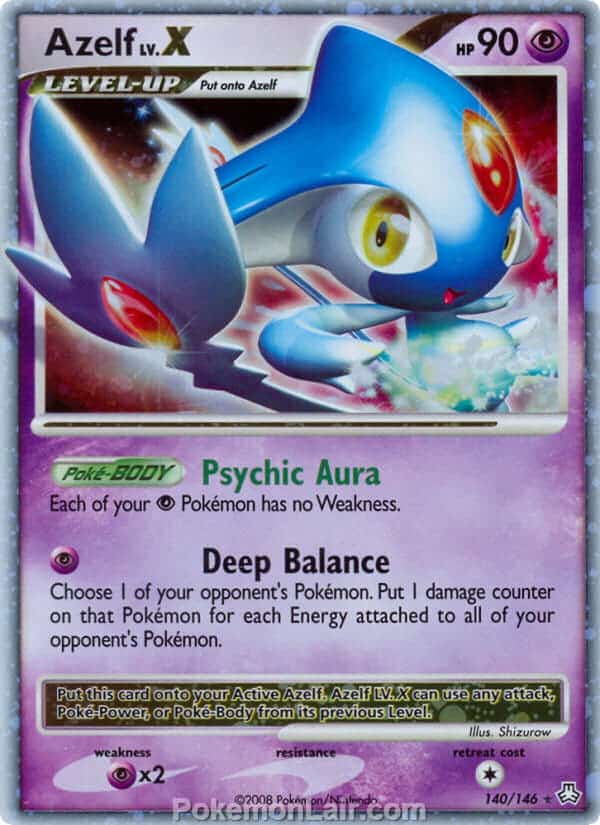 2008 Pokemon Trading Card Game Diamond and Pearl Legends Awakened Price List – 140 Azelf