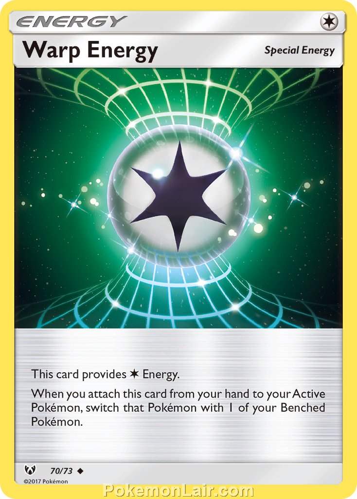 2017 Pokemon Trading Card Game Shining Legends Price List – 70 Warp Energy