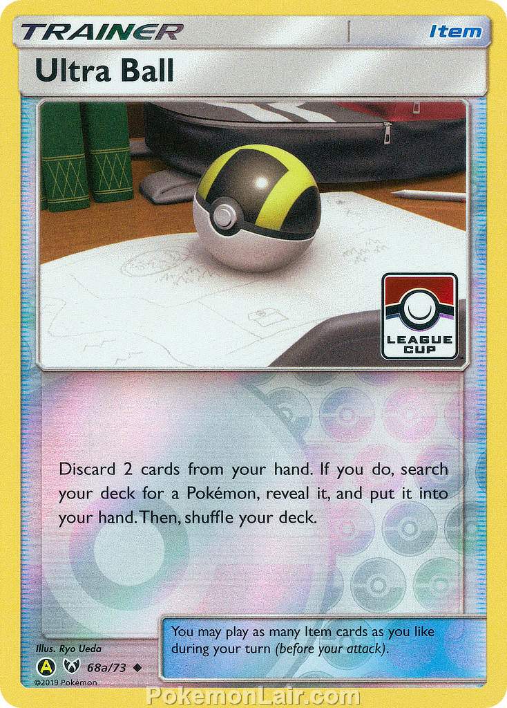 2017 Pokemon Trading Card Game Shining Legends Set – 68a Ultra Ball