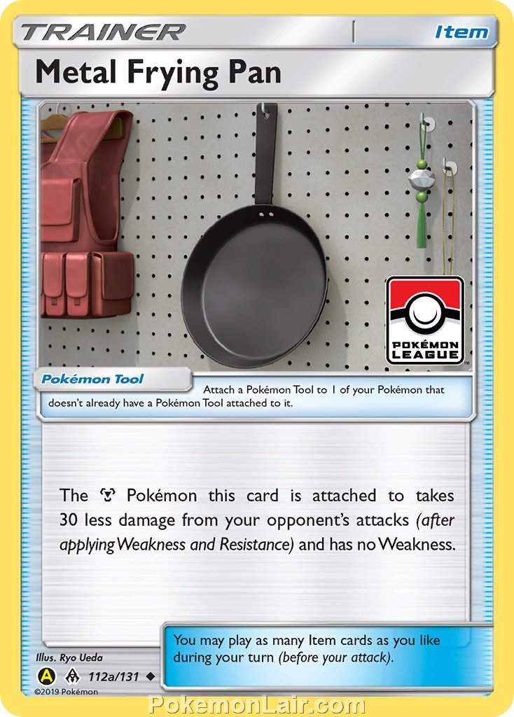 2018 Pokemon Trading Card Game Forbidden Light Set – 112a Metal Frying Pan
