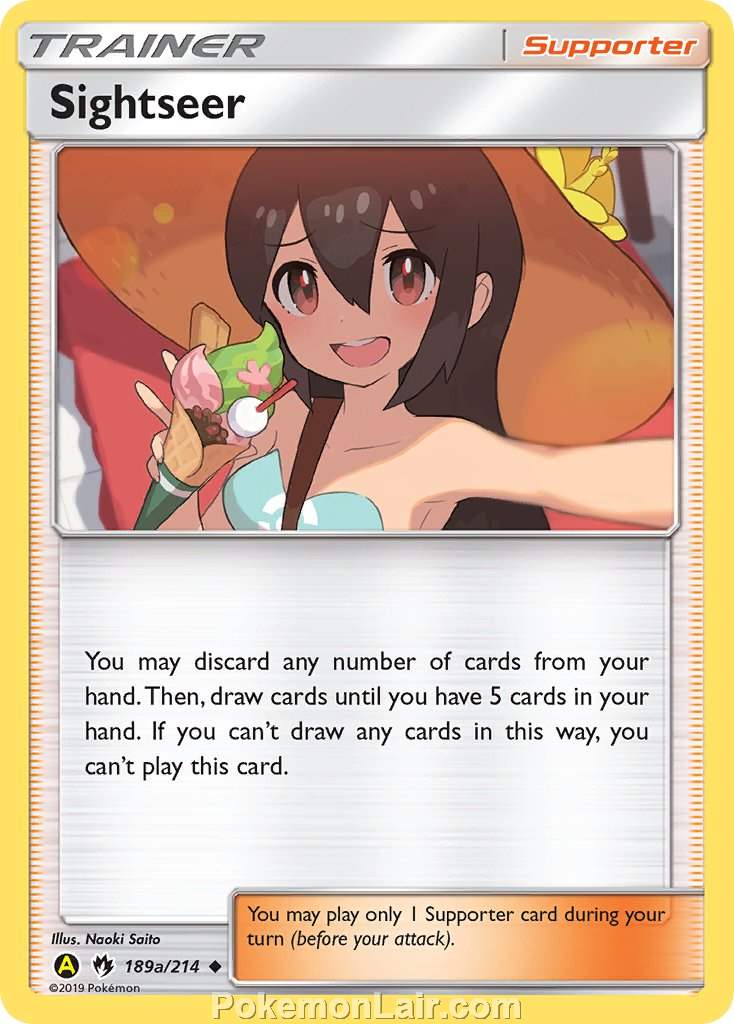 2018 Pokemon Trading Card Game Lost Thunder Price List – 189a Sightseer