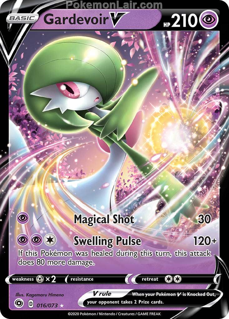 2020 Pokemon Trading Card Game Champions Path Price List 16 Gardevoir V