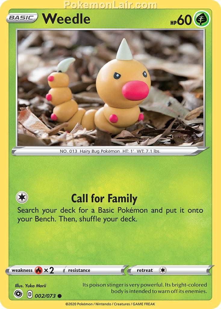 2020 Pokemon Trading Card Game Champions Path Price List 2 Weedle