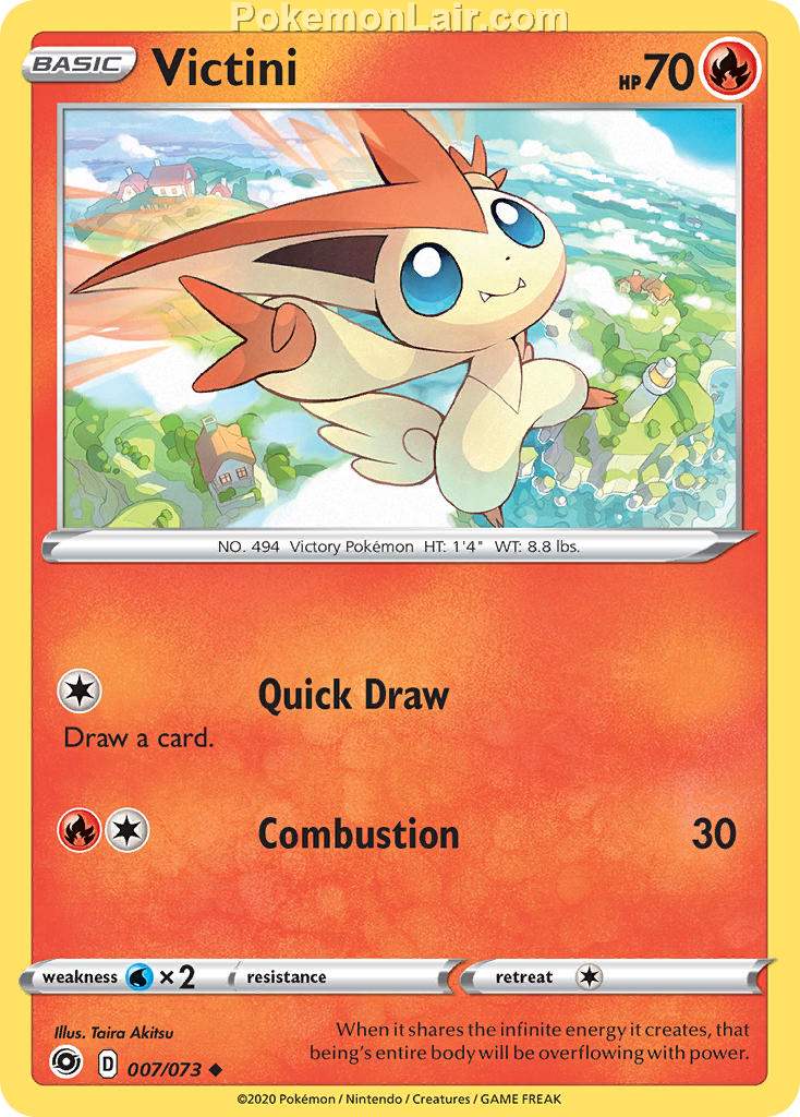 2020 Pokemon Trading Card Game Champions Path Price List 7 Victini