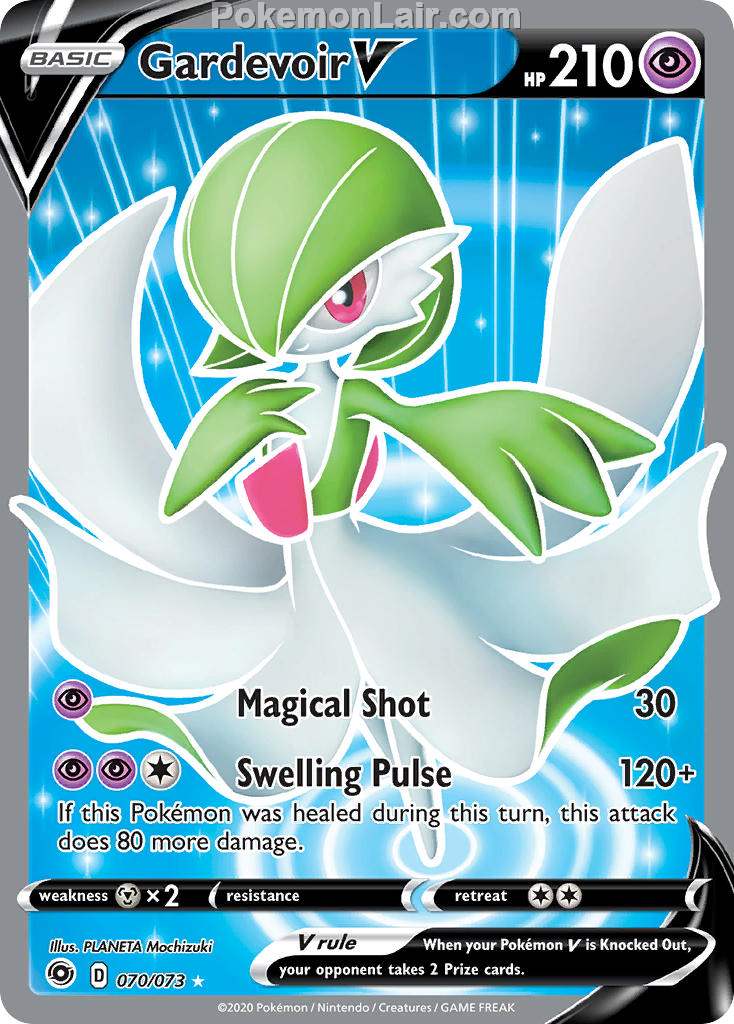 2020 Pokemon Trading Card Game Champions Path Price List 70 Gardevoir V