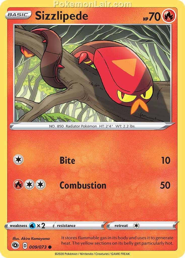 2020 Pokemon Trading Card Game Champions Path Price List 9 Sizzlipede