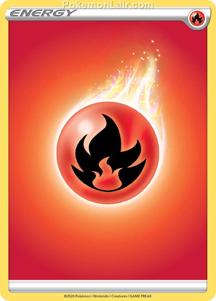 2020 Pokemon Trading Card Game Sword Shield 1st Price List – E2 Fire Energy