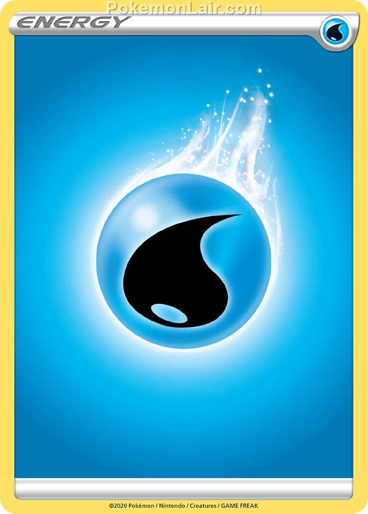 2020 Pokemon Trading Card Game Sword Shield 1st Price List – E3 Water Energy