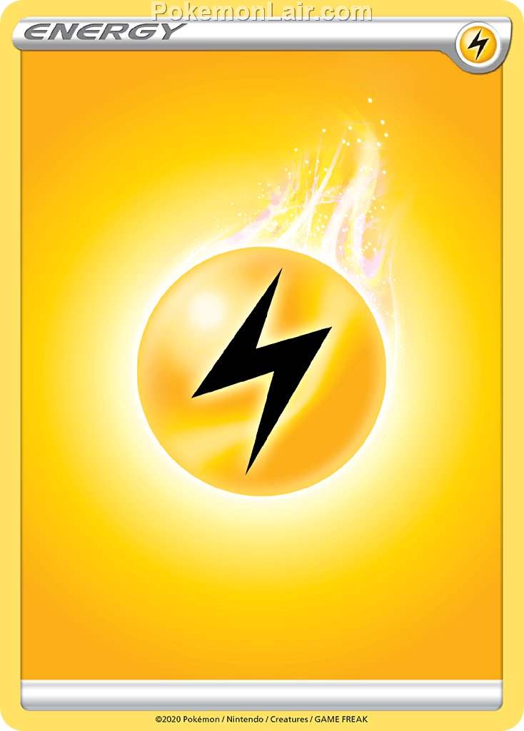 2020 Pokemon Trading Card Game Sword Shield 1st Price List – E4 Lightning Energy