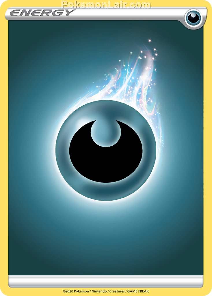 2020 Pokemon Trading Card Game Sword Shield 1st Price List – E7 Darkness Energy