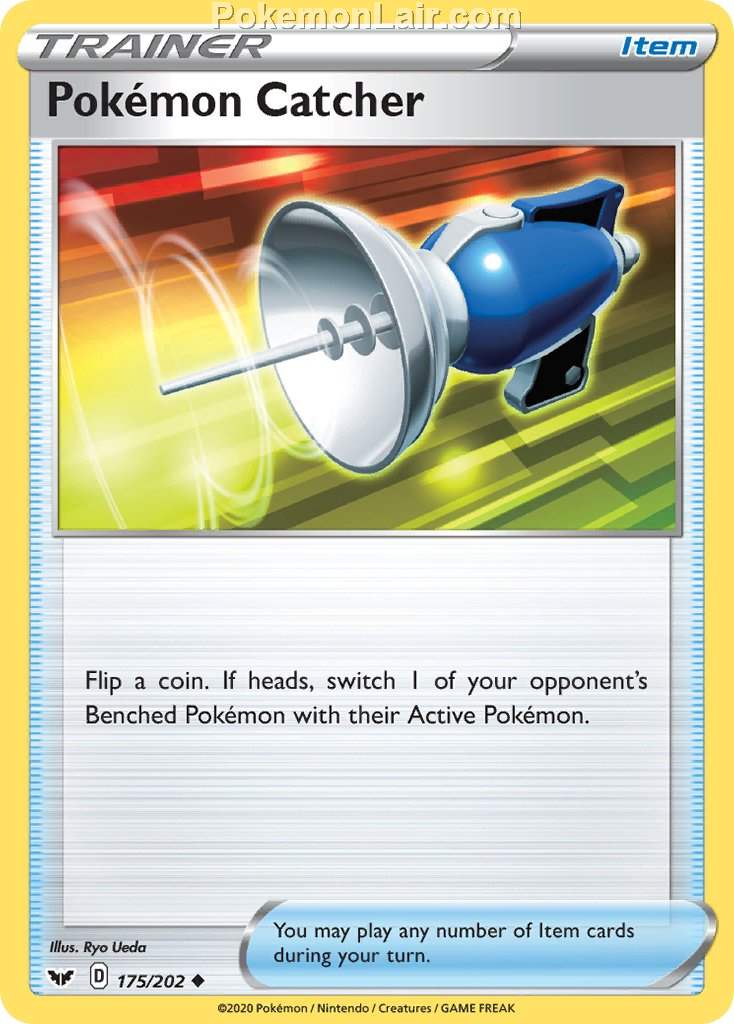 2020 Pokemon Trading Card Game Sword Shield 1st Set List – 175 Pokemon Catcher