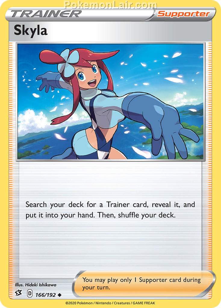 2020 Pokemon Trading Card Game Sword Shield – Rebel Clash Price List – 166 Skyla