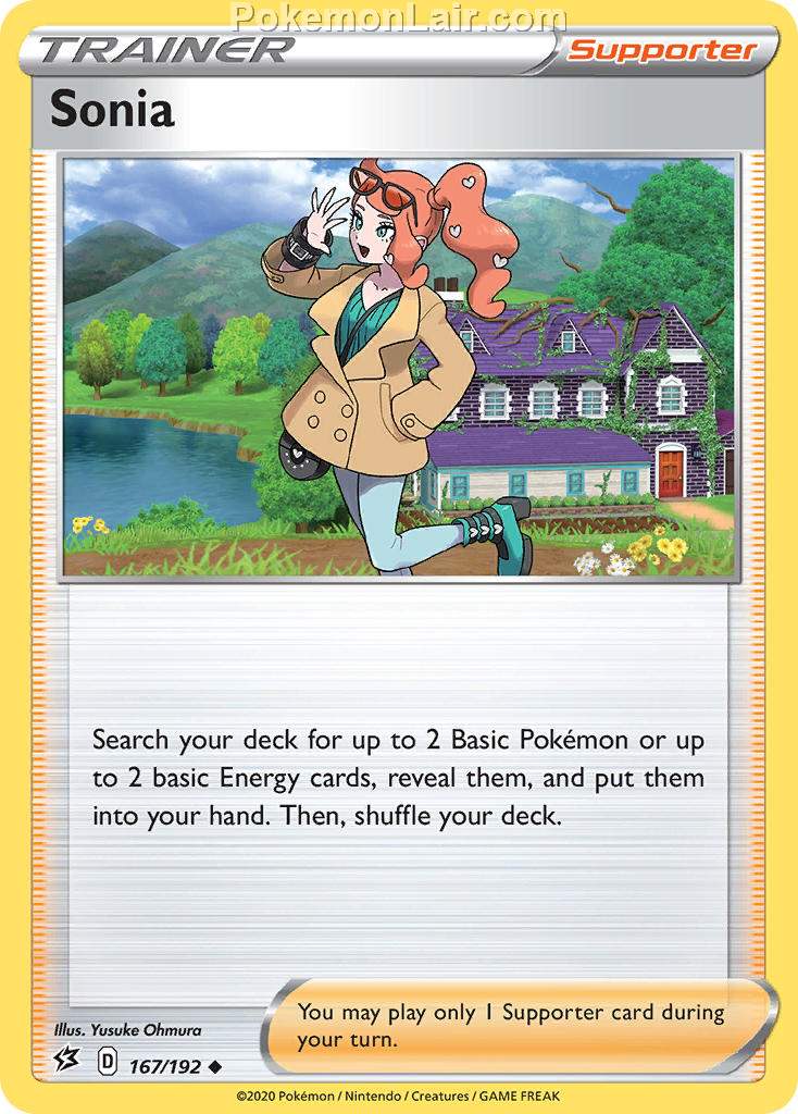 2020 Pokemon Trading Card Game Sword Shield – Rebel Clash Price List – 167 Sonia