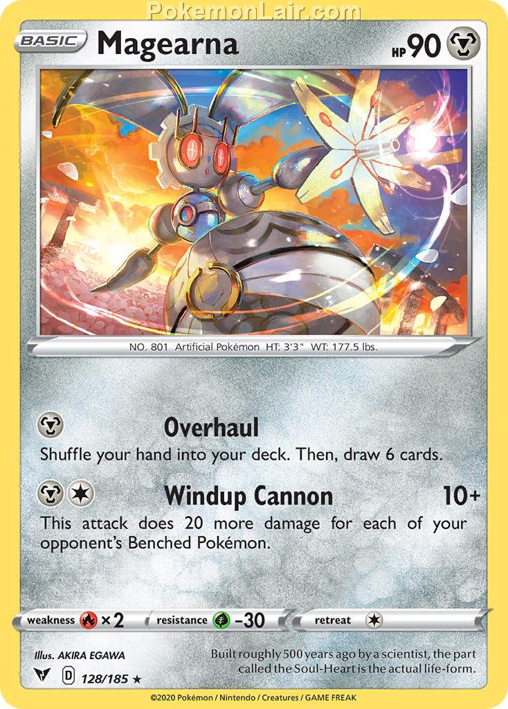 2020 Pokemon Trading Card Game Sword Shield – Vivid Voltage Price List – 128 Magearna