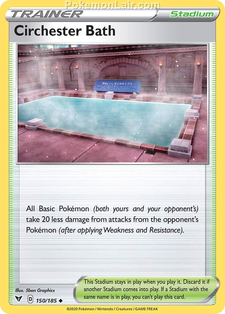 2020 Pokemon Trading Card Game Sword Shield – Vivid Voltage Price List – 150 Circhester Bath