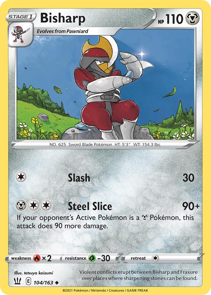 2021 Pokemon Trading Card Game Battle Styles Price List 104 Bisharp