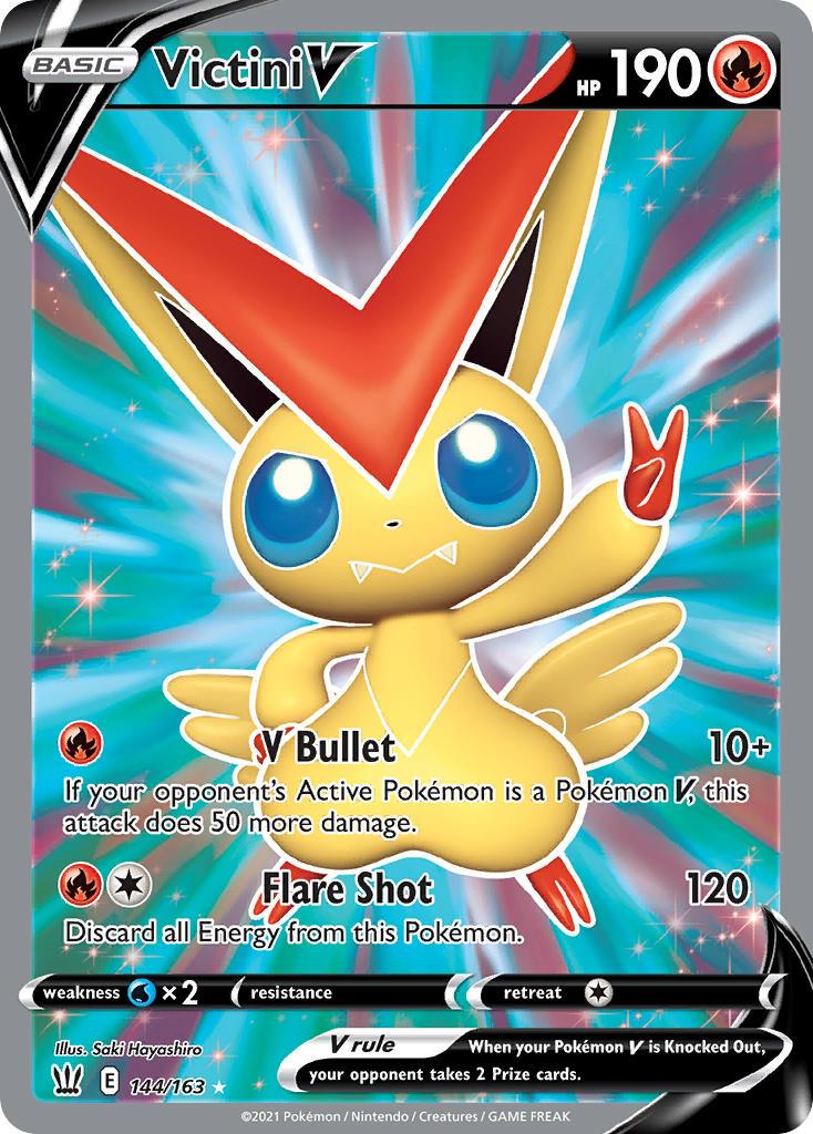 2021 Pokemon Trading Card Game Battle Styles Price List 144 Victini V