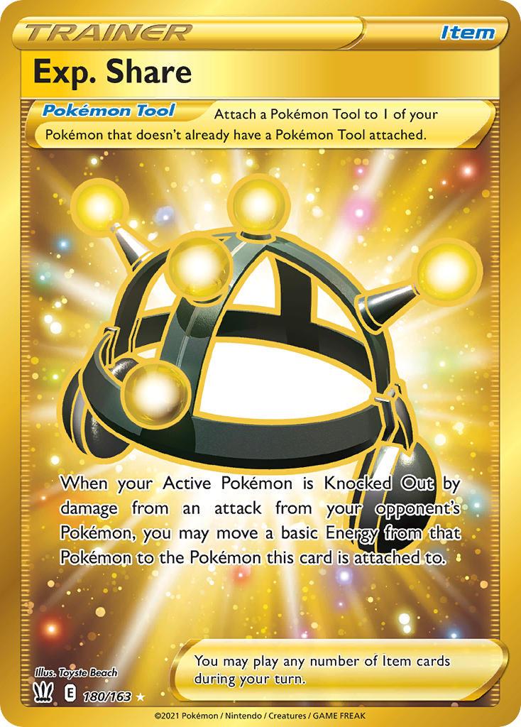 2021 Pokemon Trading Card Game Battle Styles Price List 180 Exp Share