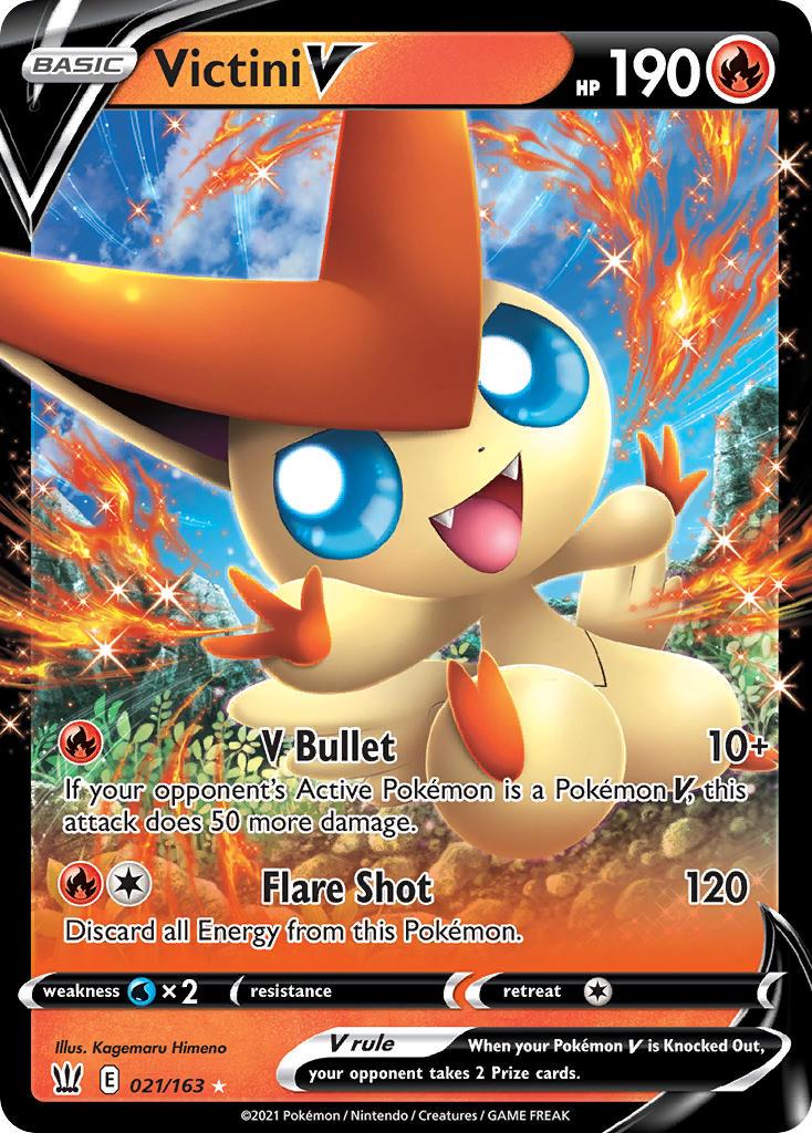 2021 Pokemon Trading Card Game Battle Styles Price List 21 Victini V