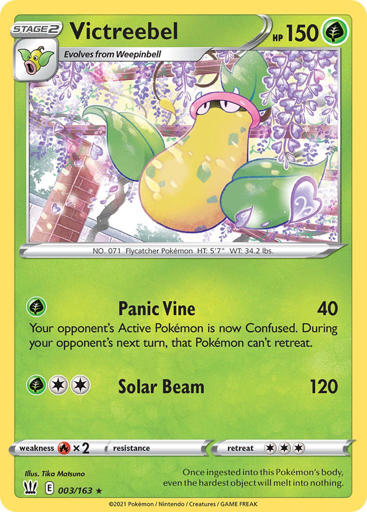 2021 Pokemon Trading Card Game Battle Styles Price List 3 Victreebel