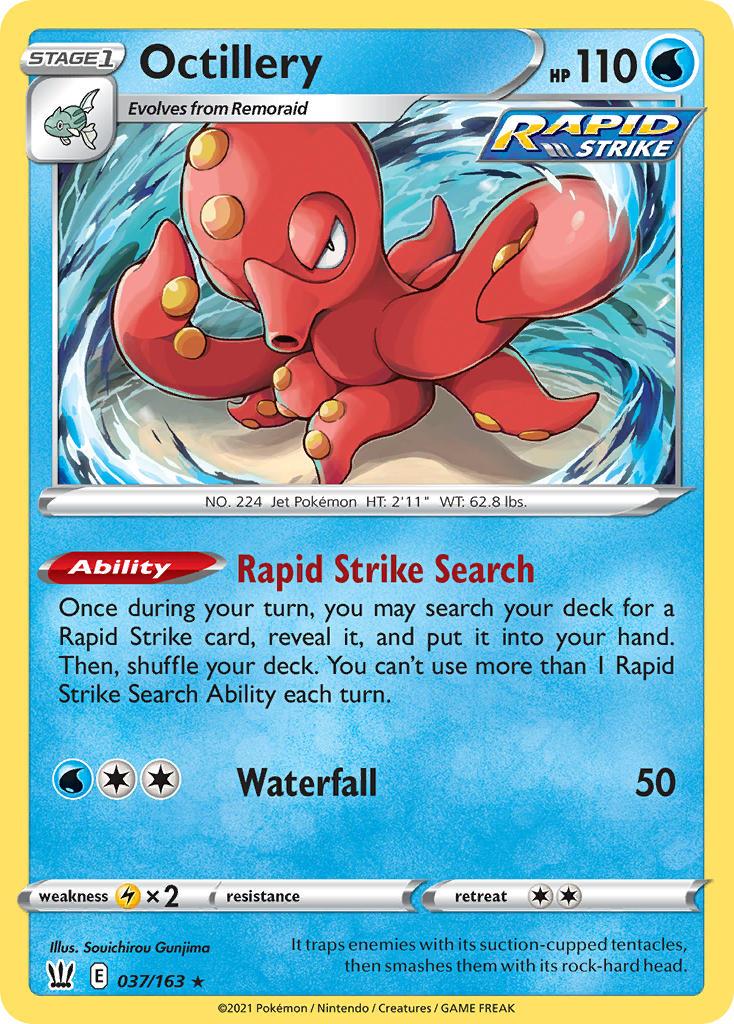 2021 Pokemon Trading Card Game Battle Styles Price List 37 Octillery