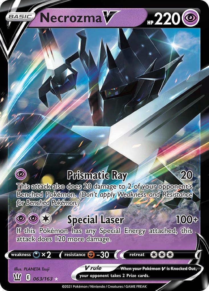 2021 Pokemon Trading Card Game Battle Styles Price List 63 Necrozma V