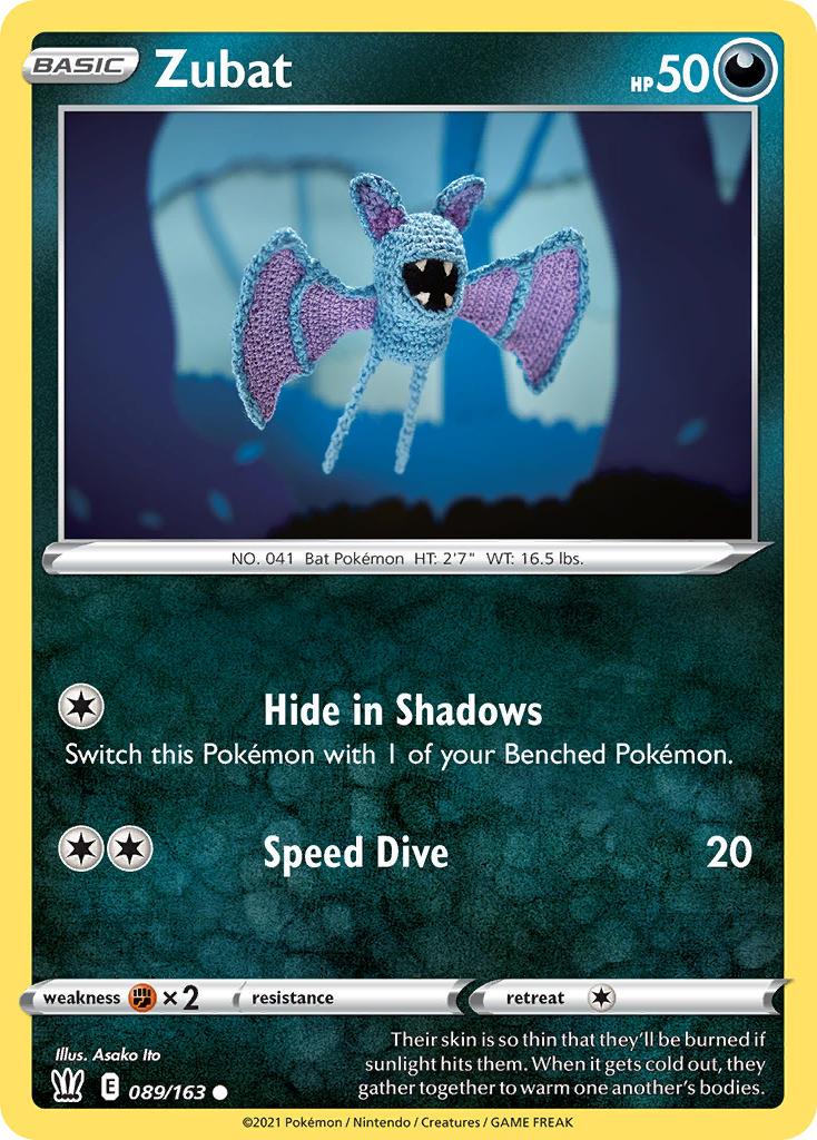 2021 Pokemon Trading Card Game Battle Styles Price List 89 Zubat