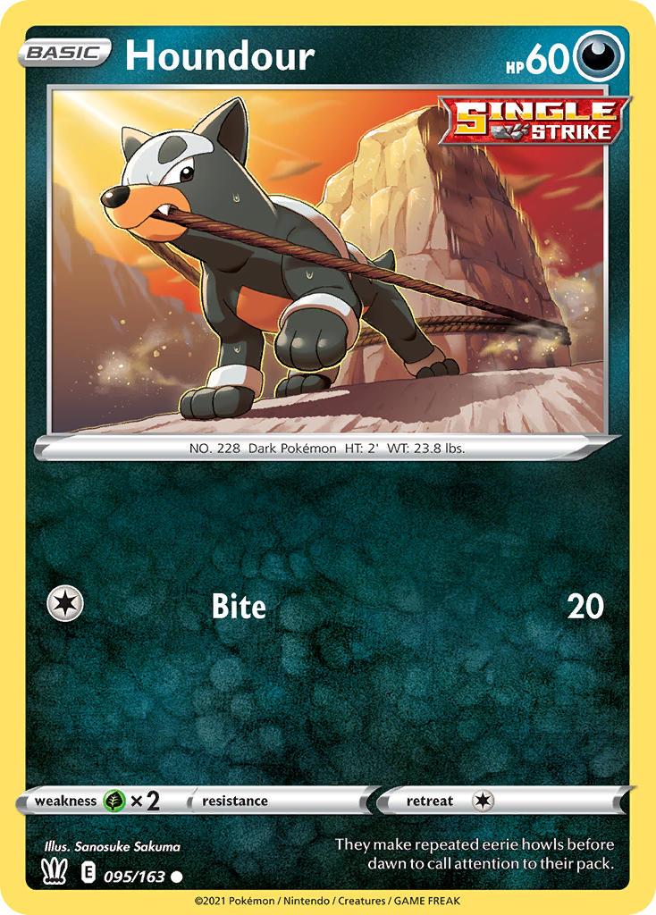 2021 Pokemon Trading Card Game Battle Styles Price List 95 Houndour