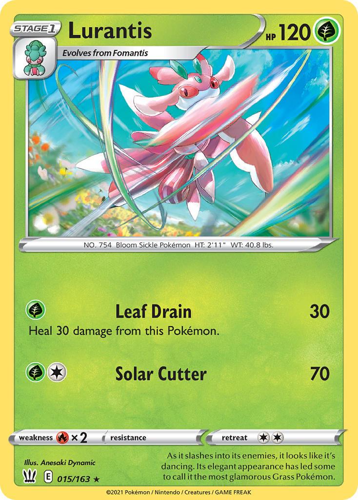 2021 Pokemon Trading Card Game Battle Styles Set List 15 Lurantis
