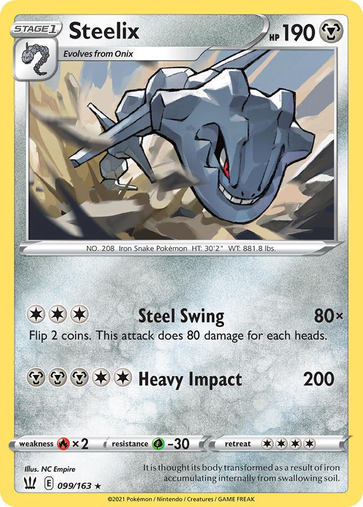 2021 Pokemon Trading Card Game Battle Styles Set List 99 Steelix