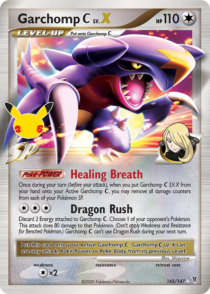 2021 Pokemon Trading Card Game Celebrations Price List 145 Garchomp C