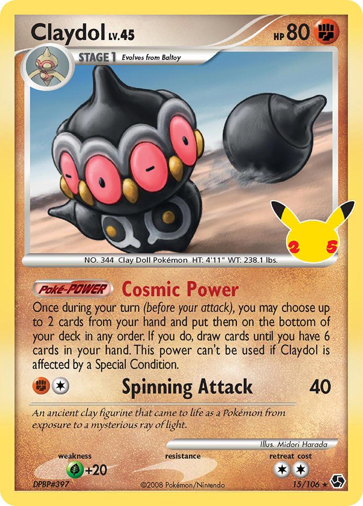 2021 Pokemon Trading Card Game Celebrations Price List 15 Claydol