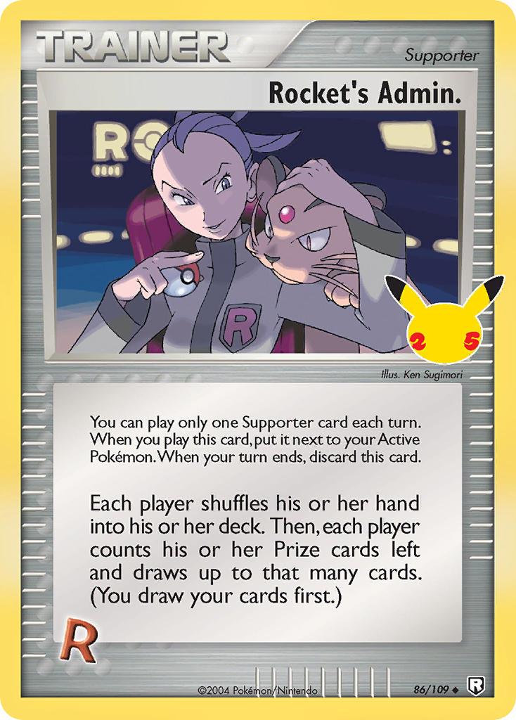 2021 Pokemon Trading Card Game Celebrations Price List 86 Rockets Admin