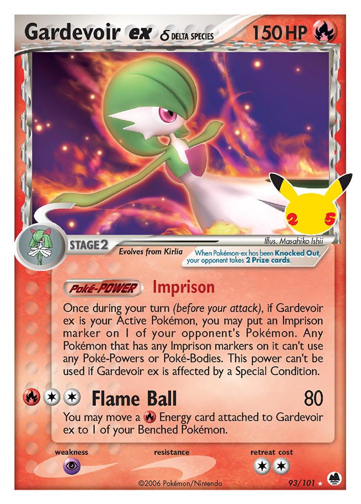 2021 Pokemon Trading Card Game Celebrations Price List 93 Gardevoir Ex