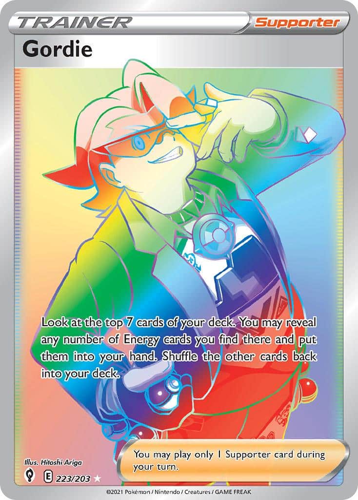 2021 Pokemon Trading Card Game Evolving Skies Price List 223 Gordie