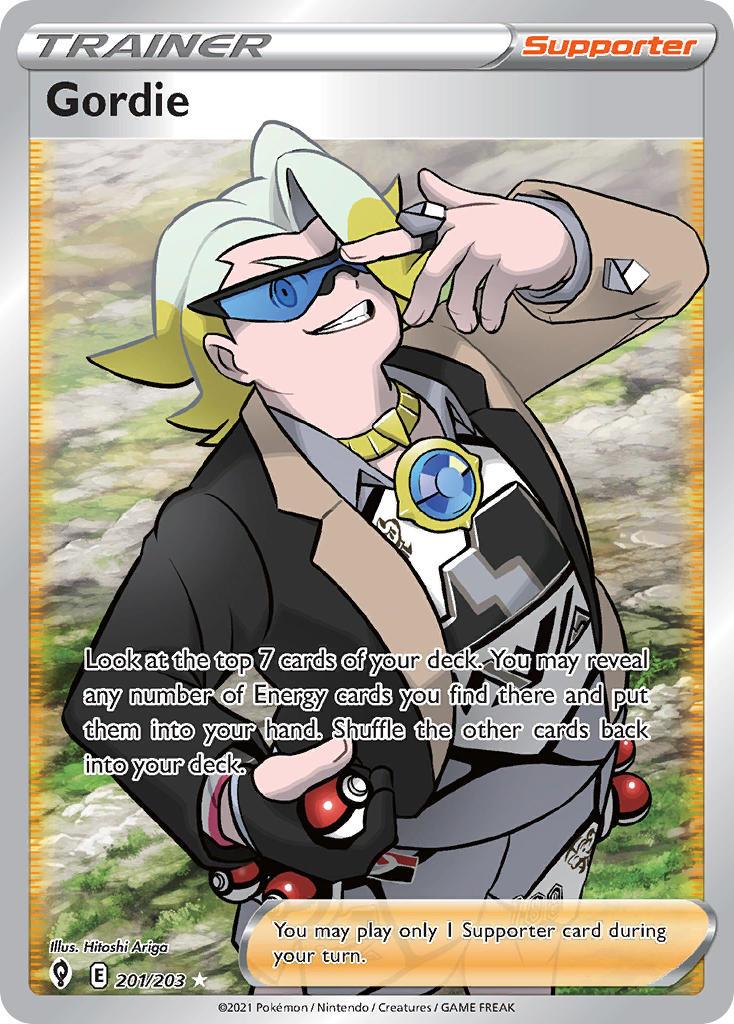 2021 Pokemon Trading Card Game Evolving Skies Set List 201 Gordie