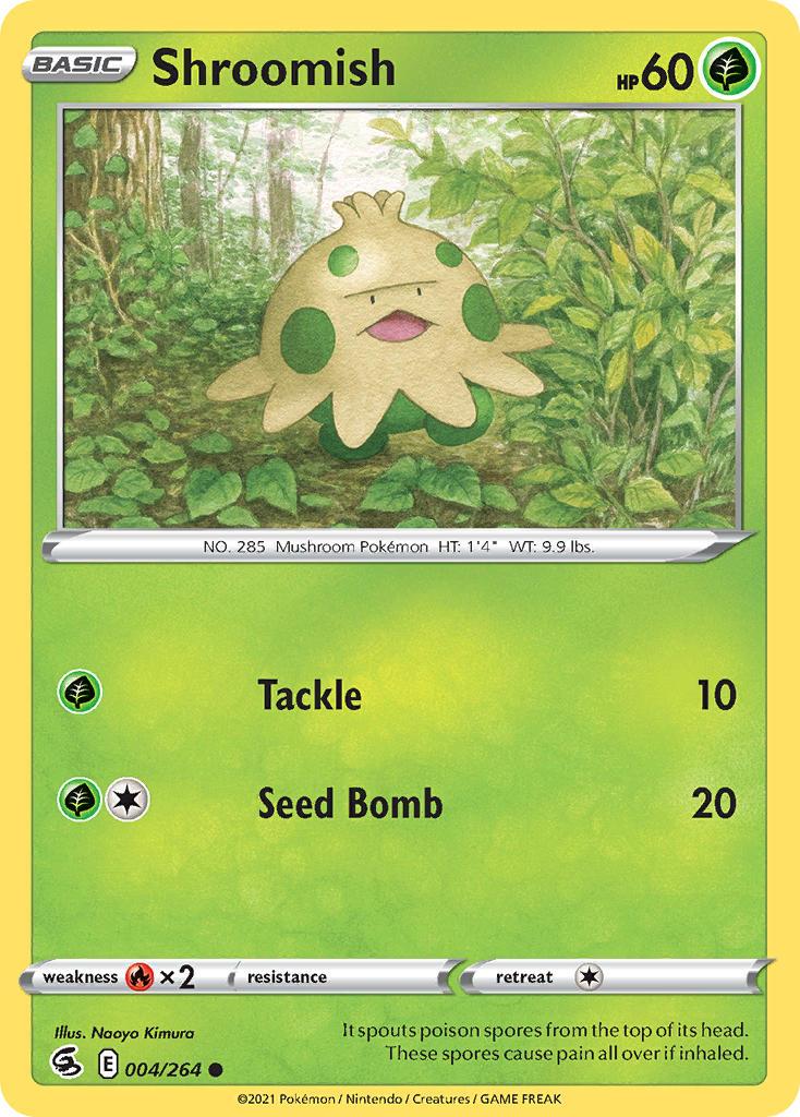 2021 Pokemon Trading Card Game Fusion Strike Price List 004 Shroomish