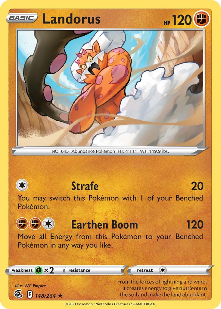 2021 Pokemon Trading Card Game Fusion Strike Price List 148 Landorus