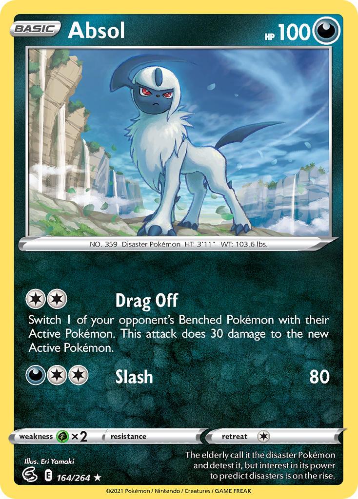 2021 Pokemon Trading Card Game Fusion Strike Price List 164 Absol