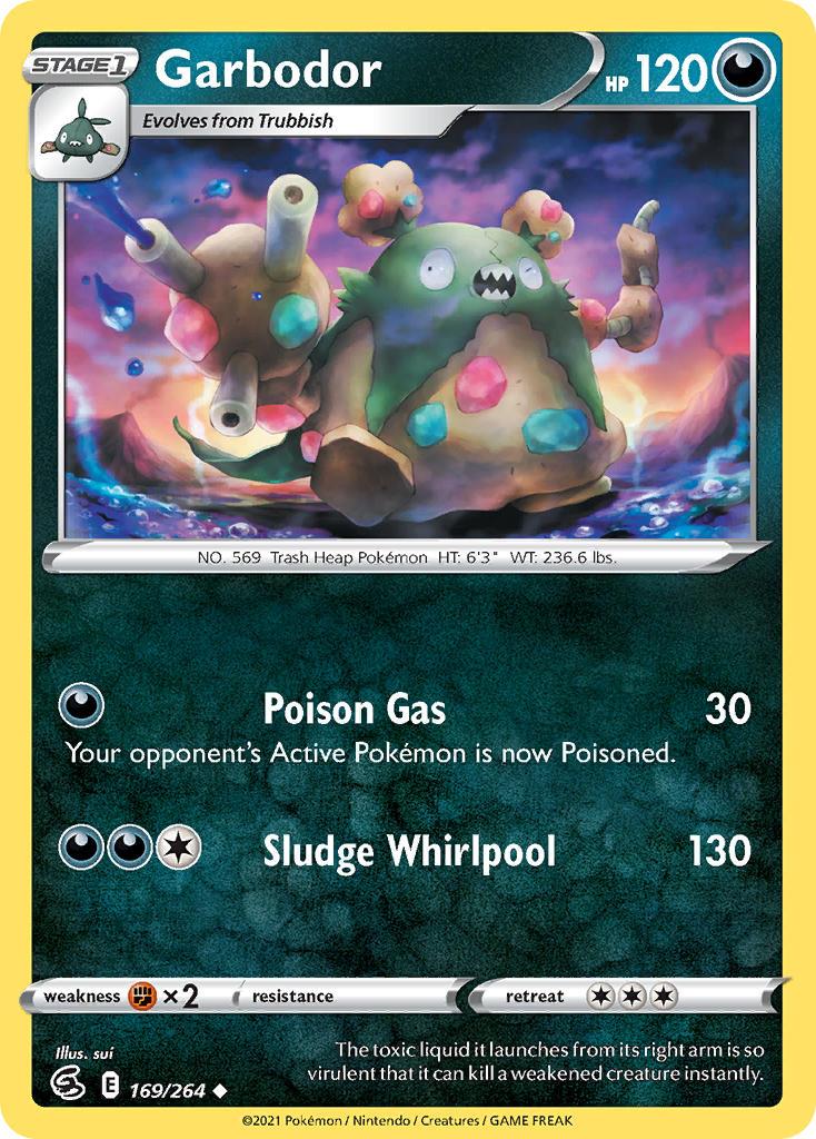 2021 Pokemon Trading Card Game Fusion Strike Price List 169 Garbodor