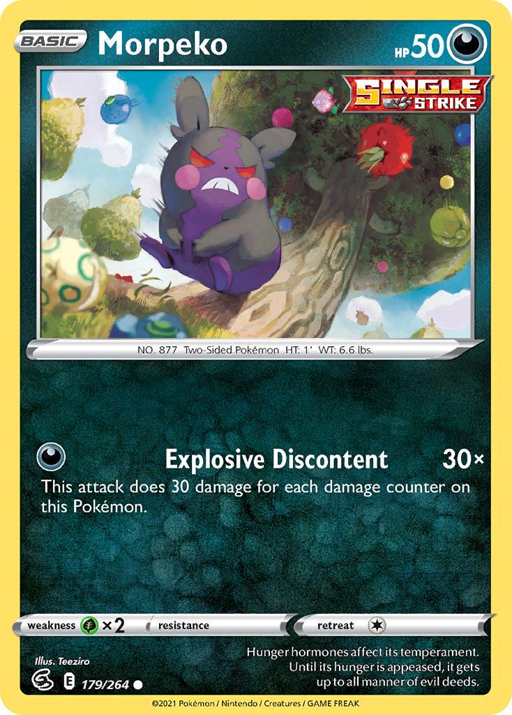 2021 Pokemon Trading Card Game Fusion Strike Price List 179 Morpeko