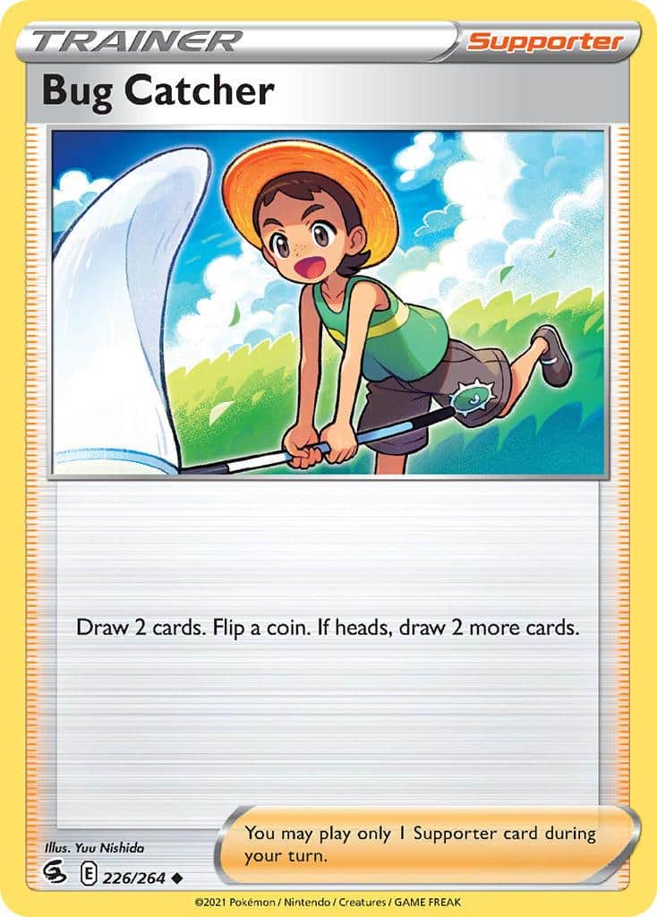 2021 Pokemon Trading Card Game Fusion Strike Price List 226 Bug Catcher