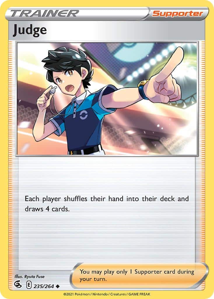 2021 Pokemon Trading Card Game Fusion Strike Price List 235 Judge